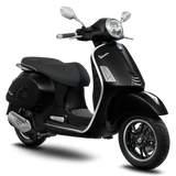 Black vespa scooter GTS Super 150