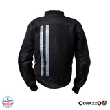 Corazzo Design Ventata Men's Jacket - Black / Silver