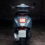 Scooter with a dark background