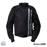 Corazzo Design Ventata Men's Jacket - Black / Silver