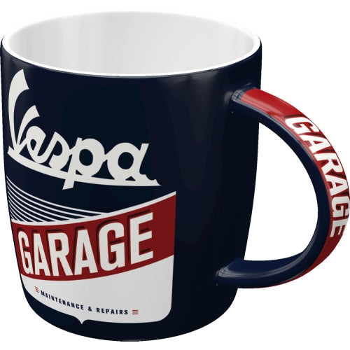 Vespa Garage Ceramic Mug