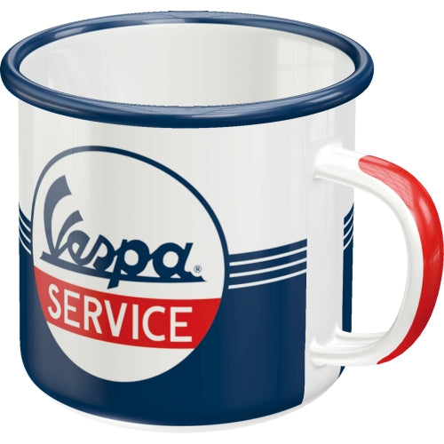 Vespa Service Metal Enamel Mug