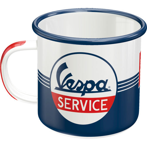 Vespa Service Metal Enamel Mug