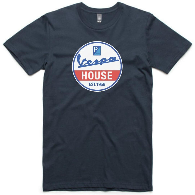 Block Style Vespa House T-shirt